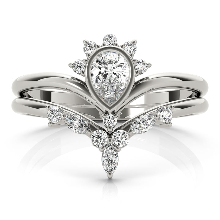 Double Row Fashion Rings 1/5 CTTW