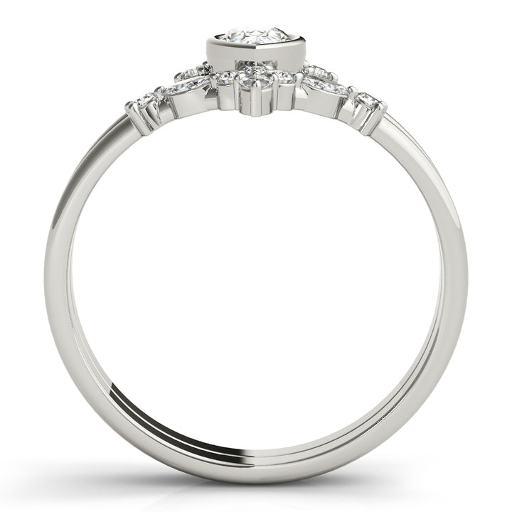Double Row Fashion Rings 1/5 CTTW