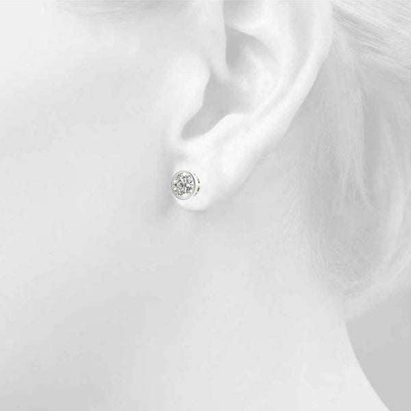 1 CT Stud Earrings