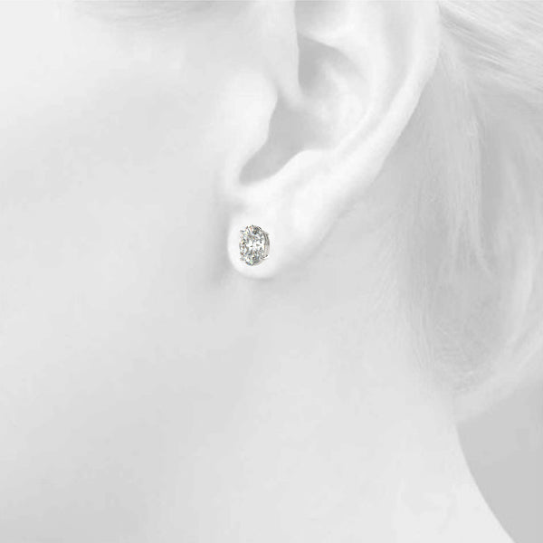 7 x 5 MM Stud Earrings