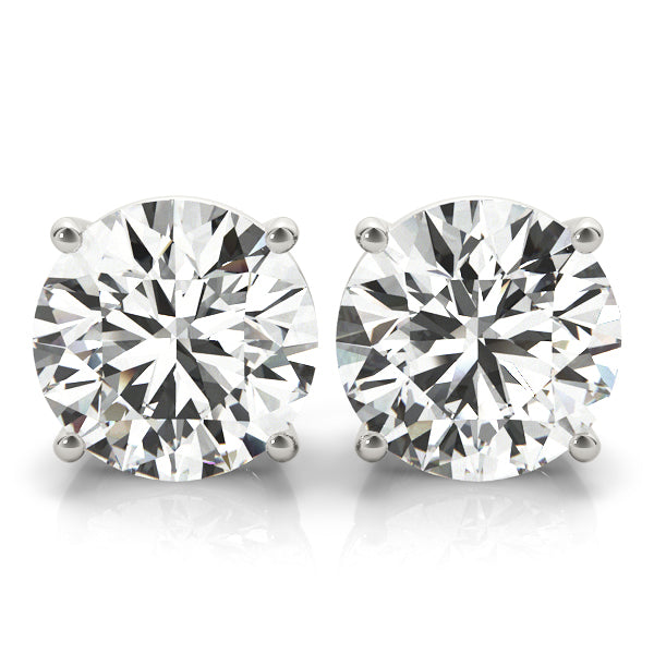 4 CT Stud Earrings