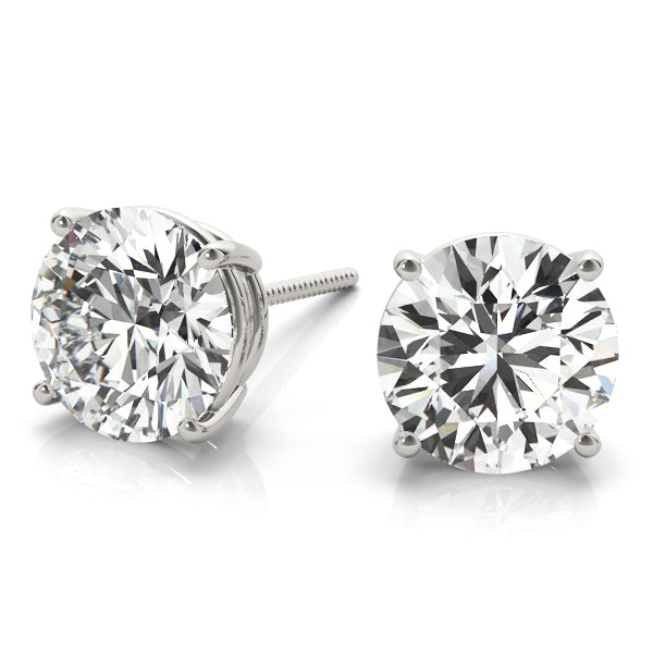 4 CT Stud Earrings