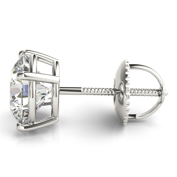 4 CT Stud Earrings