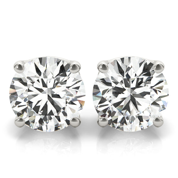 2 CT Stud Earrings