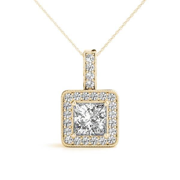 Halo Diamond Pendant